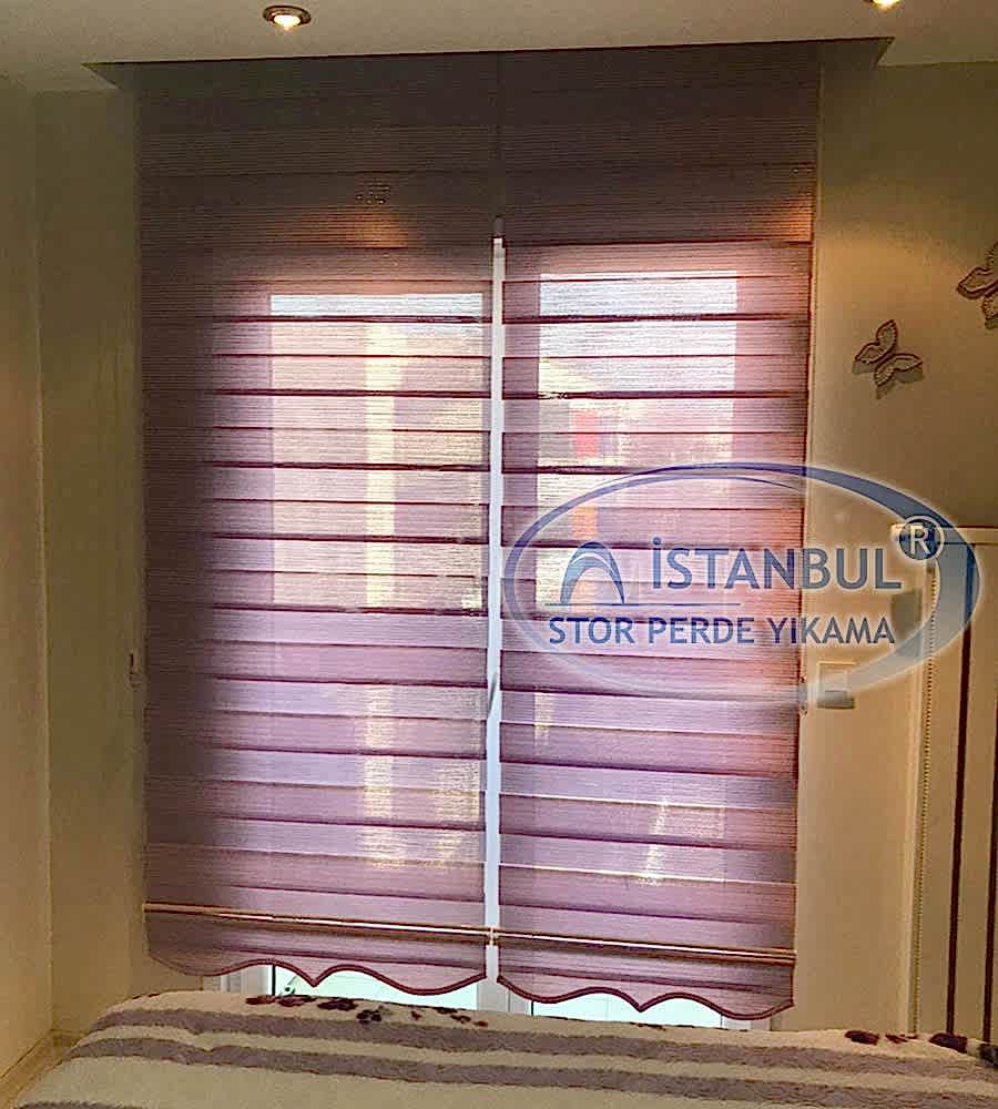 stor perde yatak odası