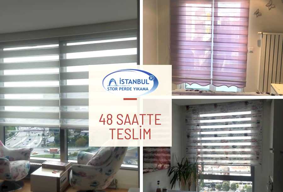 48 saatte teslim perde yıkama hizmeti