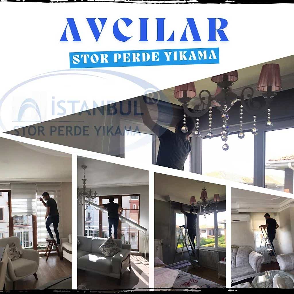 Avcılar stor perde yıkama
