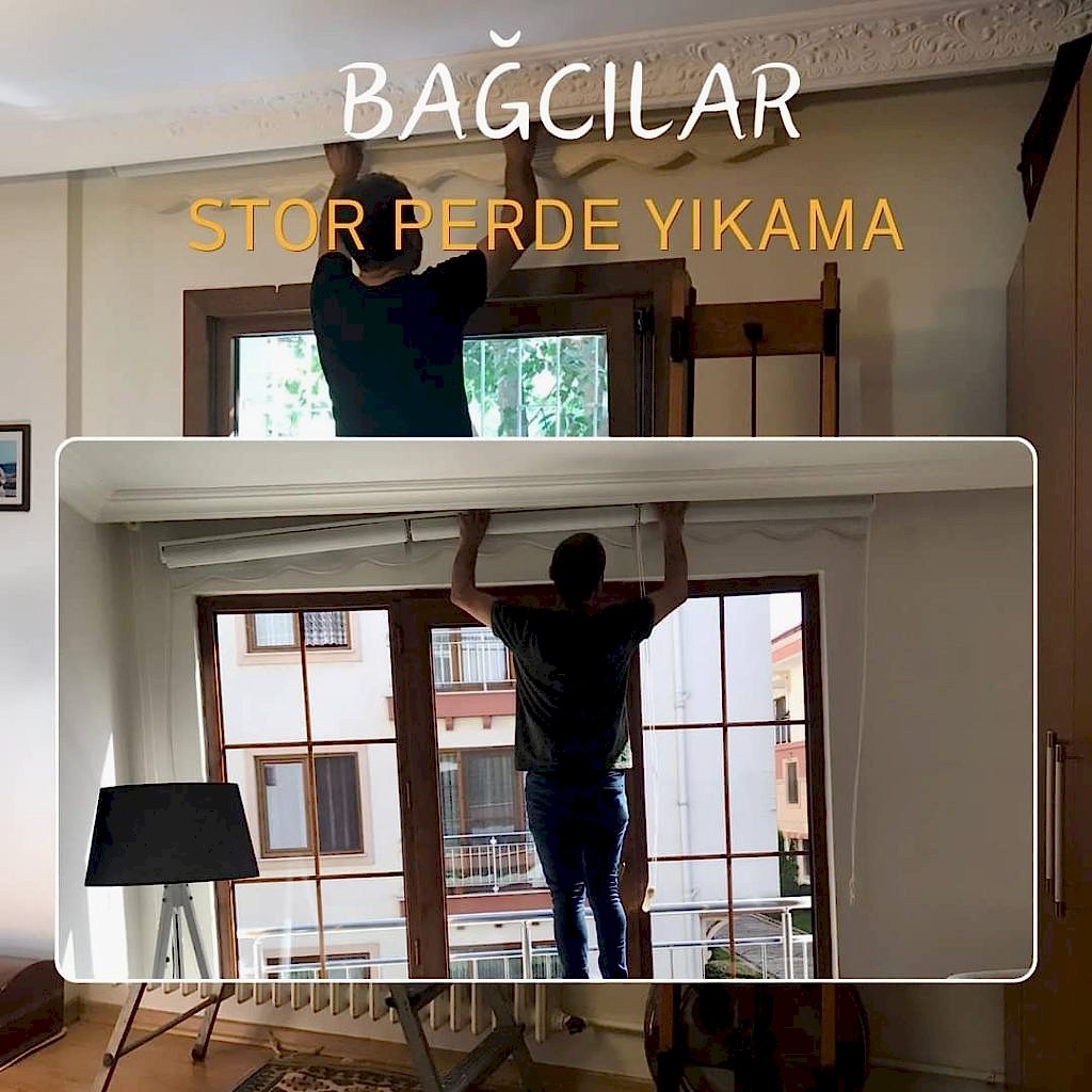 Bağcılar stor perde yıkama