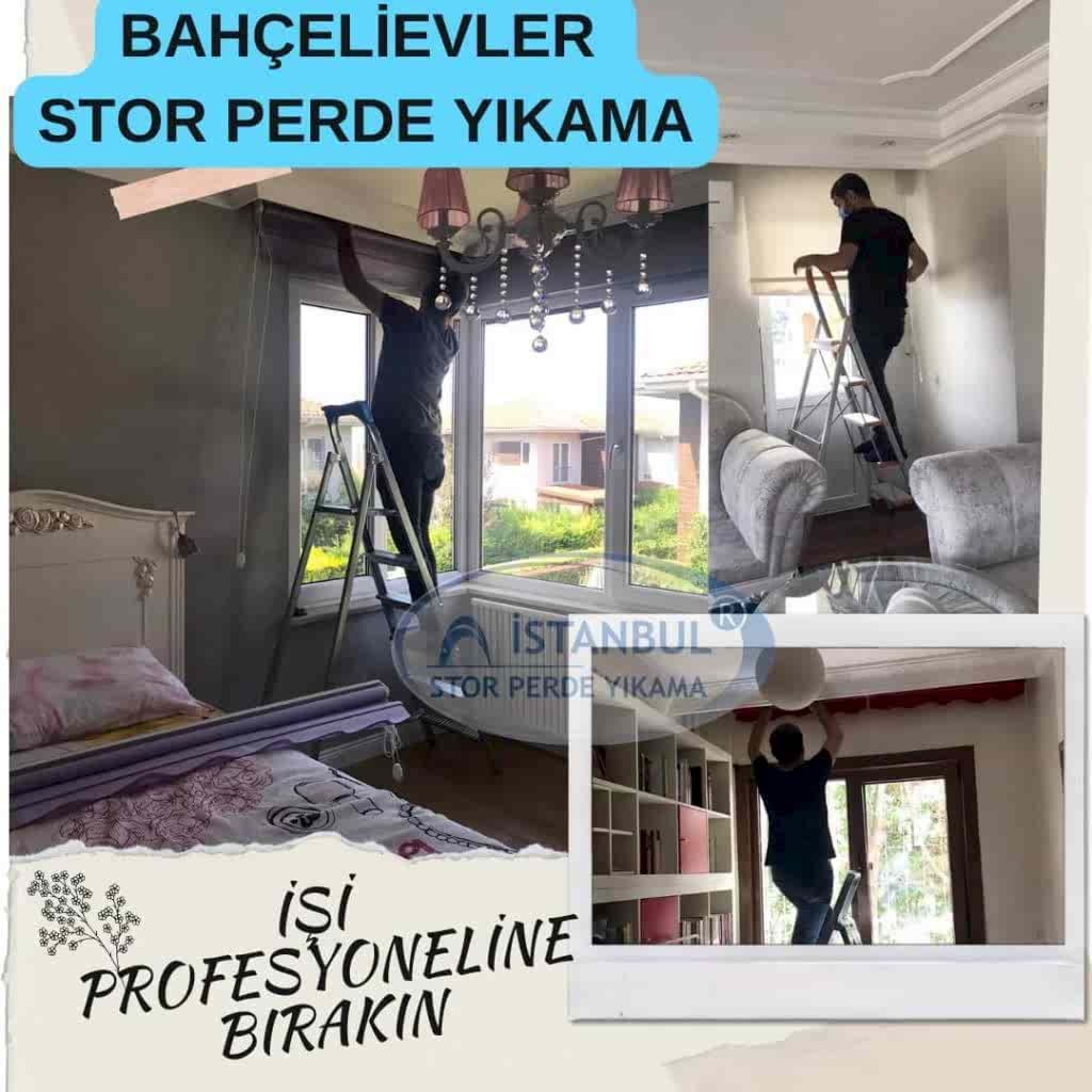 Bahçelievler stor perde yıkama