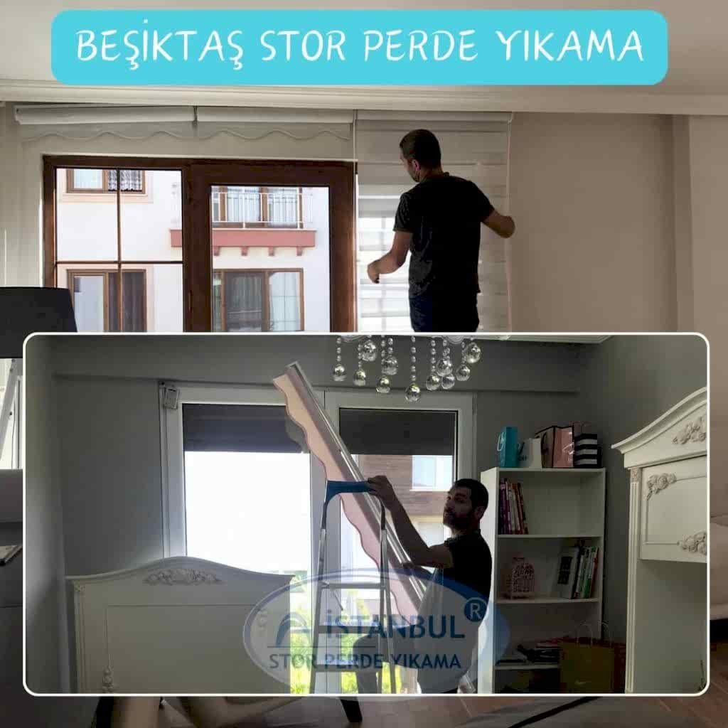 Beşiktaş stor perde yıkama