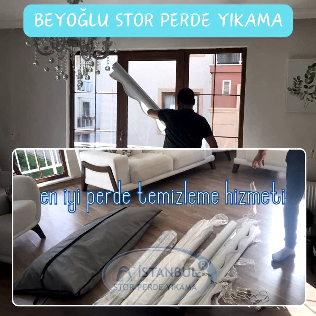 Beyoğlu stor perde yıkama