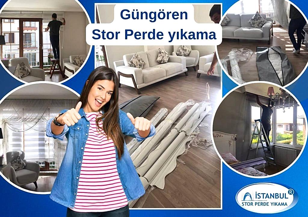 Güngören stor perde yıkama