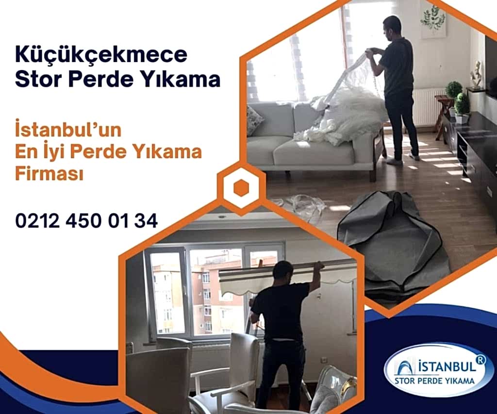 Küçükçekmece stor perde yıkama